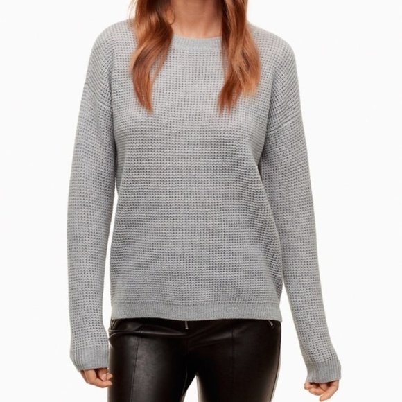 ARITZIA| WAFFLE KNIT SWEATER - Picture 1 of 15